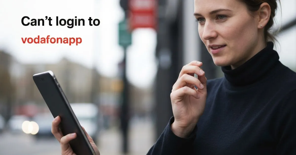 Can't login to vodafone app? Here's how to fix it