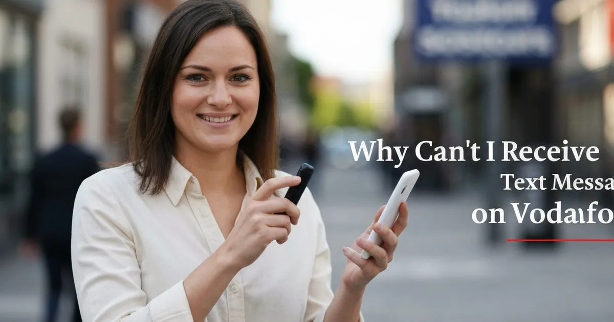 Why Can't I Receive Text Messages on Vodafone?