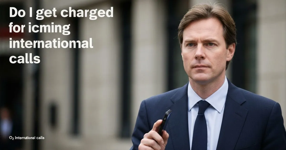 Do I get charged for incoming international calls - o2