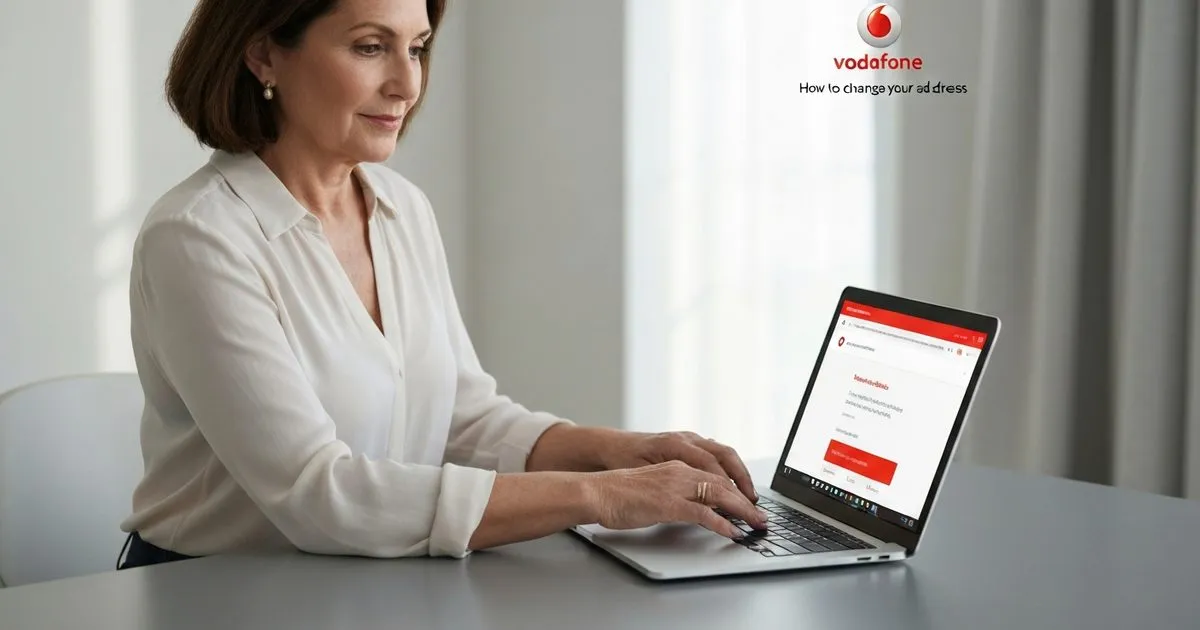 How to change your address on Vodafone