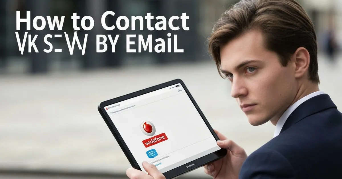 How to Contact Vodafone UK by Email