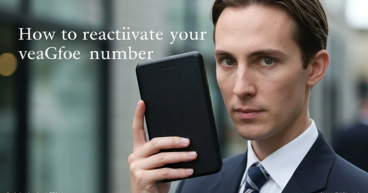 How to reactivate your Vodafone number: simple steps to follow