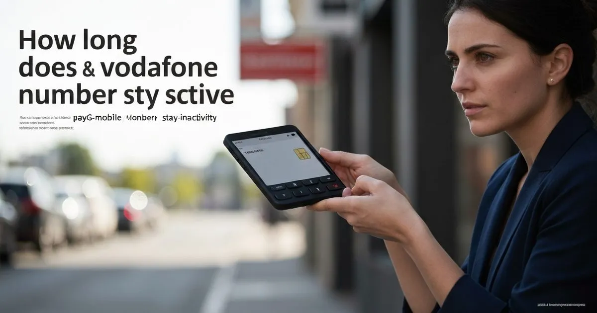 How long does vodafone number stay active? This is what you need to know
