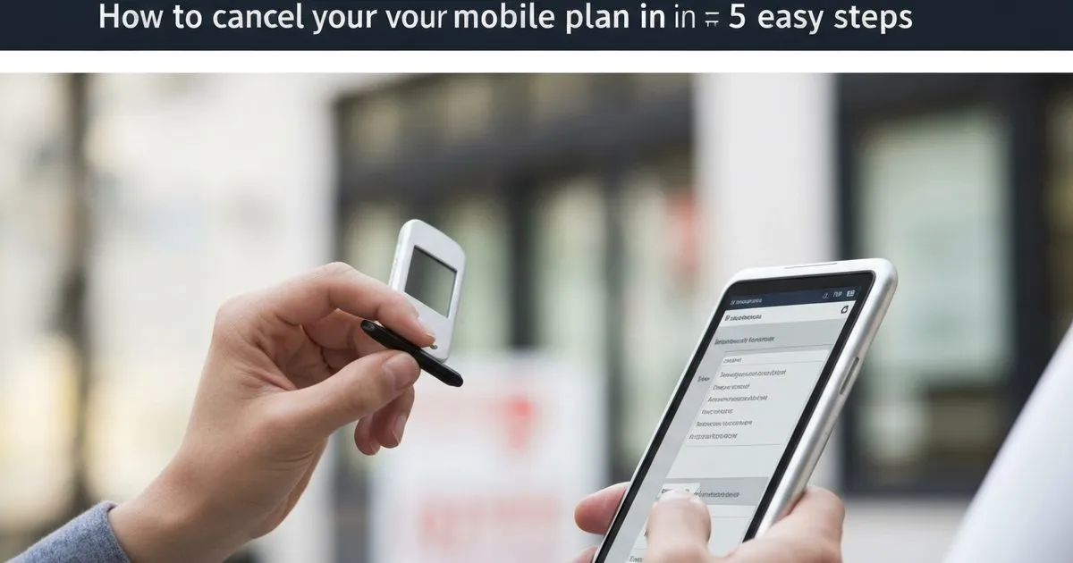 How to cancel your Vodafone mobile plan in 5 easy steps