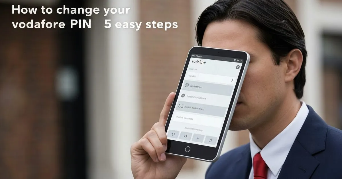 How to change your Vodafone PIN number in 5 easy steps