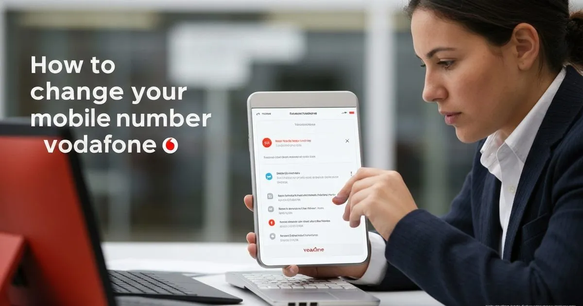 How to change your mobile number vodafone: a step by step guide