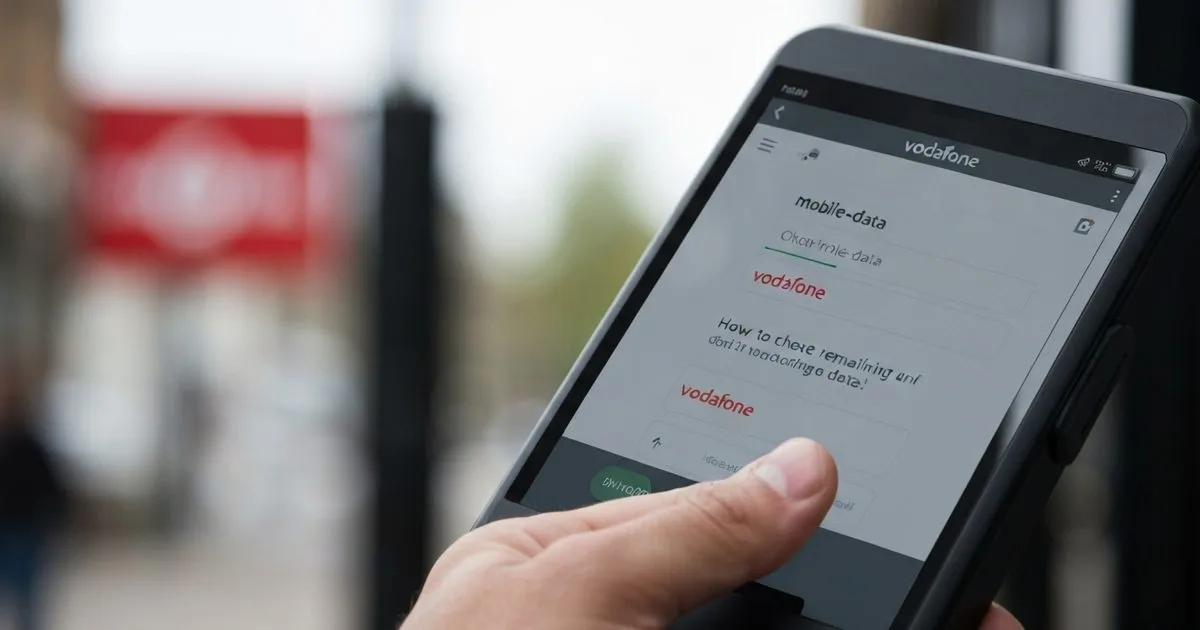 How to check remaining data vodafone uk: The ultimate guide
