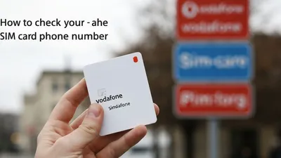 How to check your Vodafone SIM card phone number