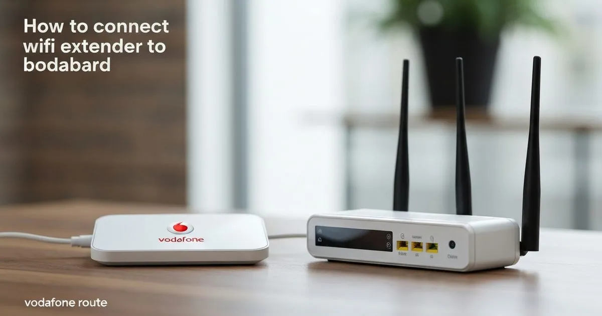 How to connect a wifi extender to a vodafone router - Step by step guide