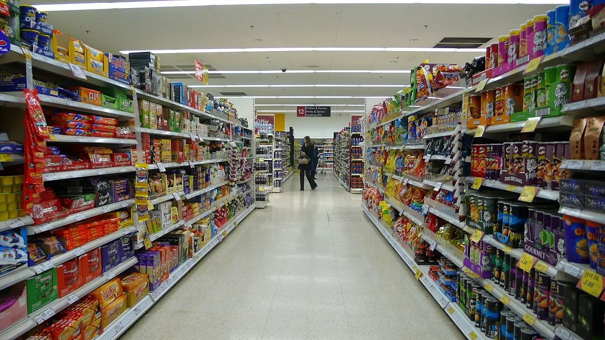 Tesco store interior